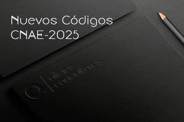 Imagen Nuevos Codigos CNAE-2025