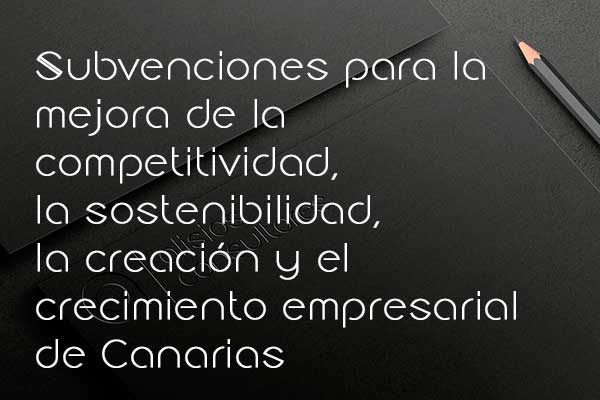 Imagen subvenciones Canarias